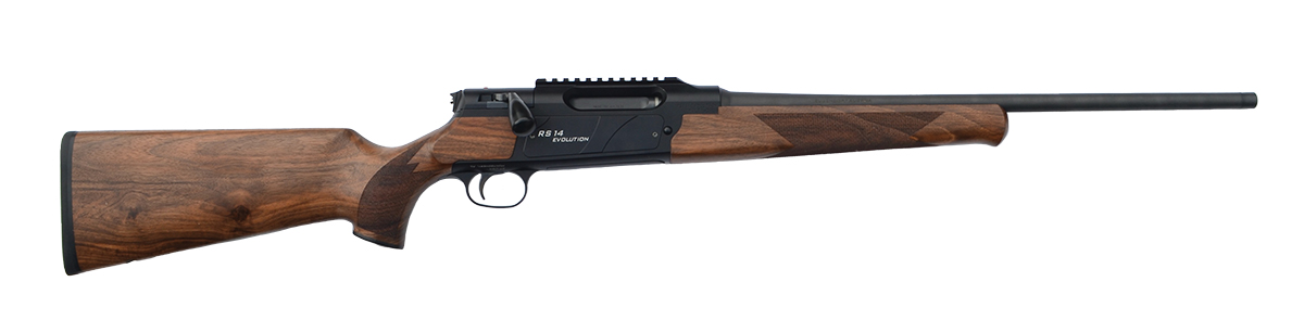 A Strasser RS 14 Evolution straight-pull rifle.